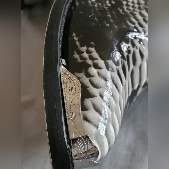 Laredo Monty Black & White Snake Print Boots - Picture 8 of 9